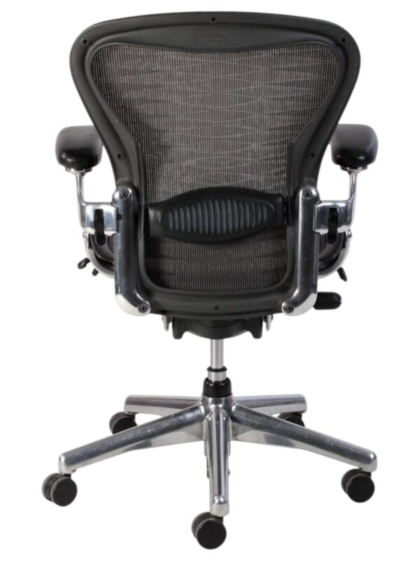 Herman Miller Aeron Classic Tuxedo / Chrome (Refurbished) - Image 2