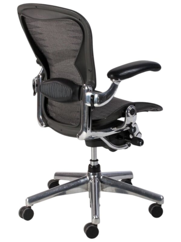 Herman Miller Aeron Classic Tuxedo / Chrome (Refurbished) - Image 8