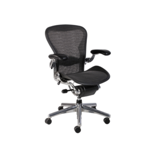Herman Miller Aeron Classic Tuxedo / Chrome (Refurbished)