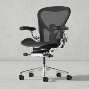 Herman Miller Aeron Remastered Onyx/Aluminium