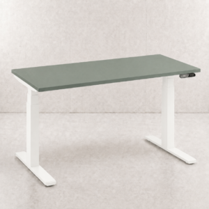 KLAP Motion Standard - Sage Green tabletop, White frame